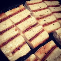 *grilled tofu